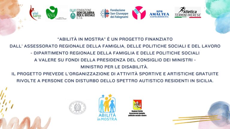 “Abilità in Mostra” da giugno un anno di arte e sport per 150 persone autistiche
